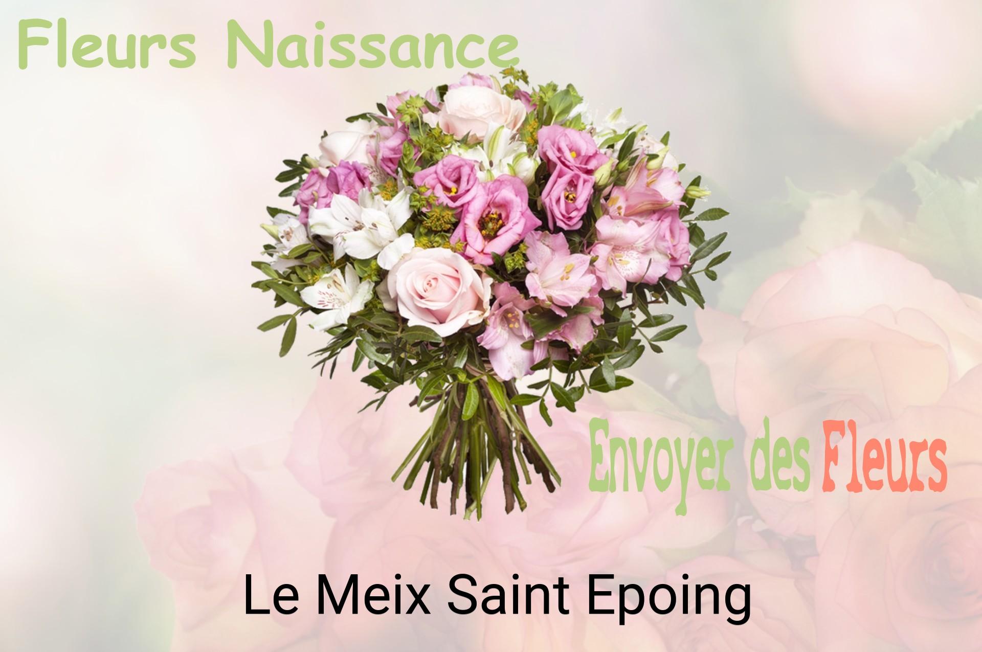 Bouquet de fleurs de naissance livré à Le Meix-Saint-Epoing