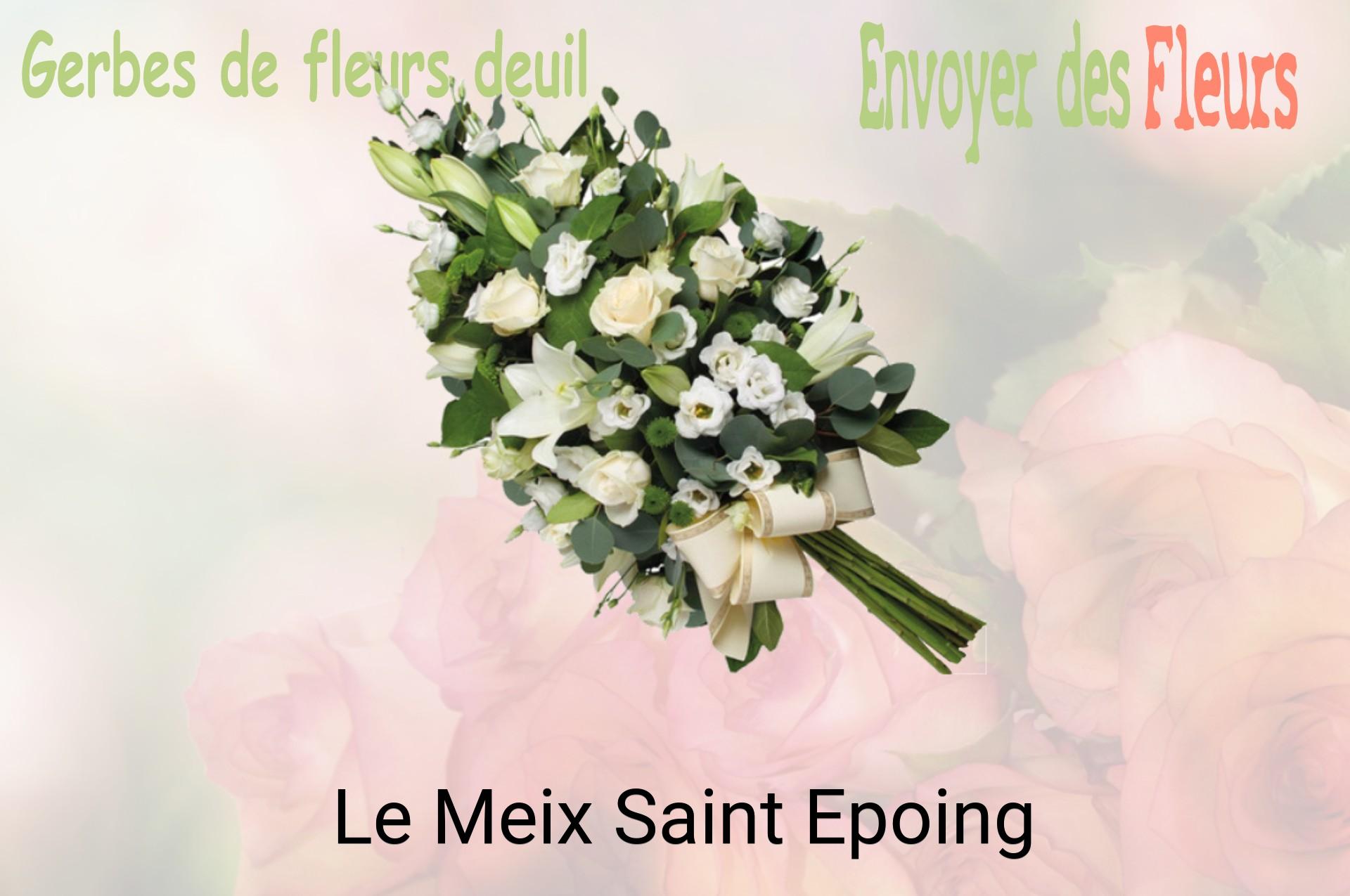 Gerbe de fleurs de deuil livrée à Le Meix-Saint-Epoing